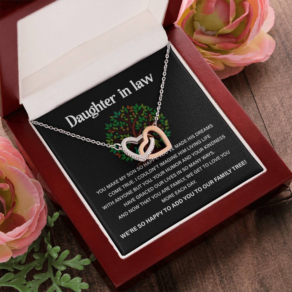 Daughter-in-law  Necklace For Daughter-in-law Loving Gift For Daughter-in-law Necklace For Daughter-in-law’s Happiness Gift For Daughter-in-law From Family Special Necklace For Daughter-in-law Gift For Daughter-in-law’s Marriage