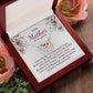 Sentimental Mother of Groom Jewelry With Message Card