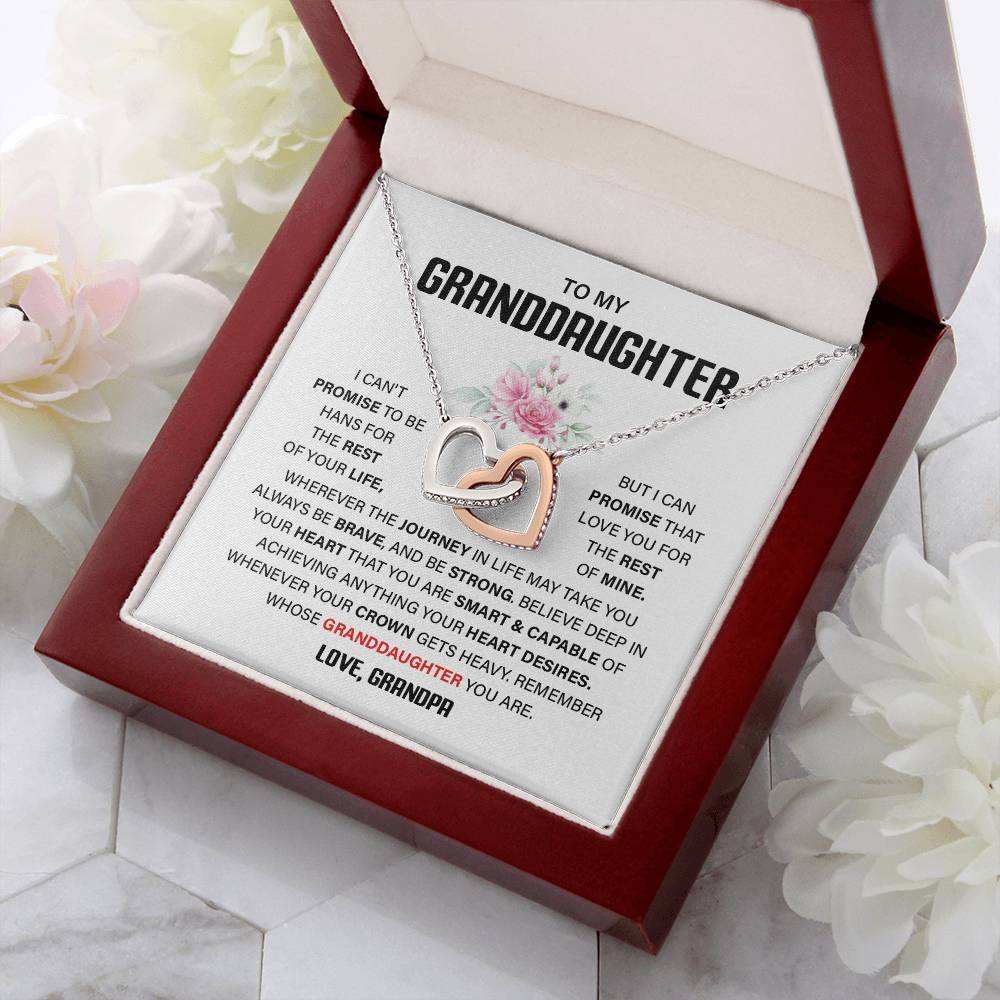 Granddaughter Gift from Grandpa – Interlocking Hearts Box