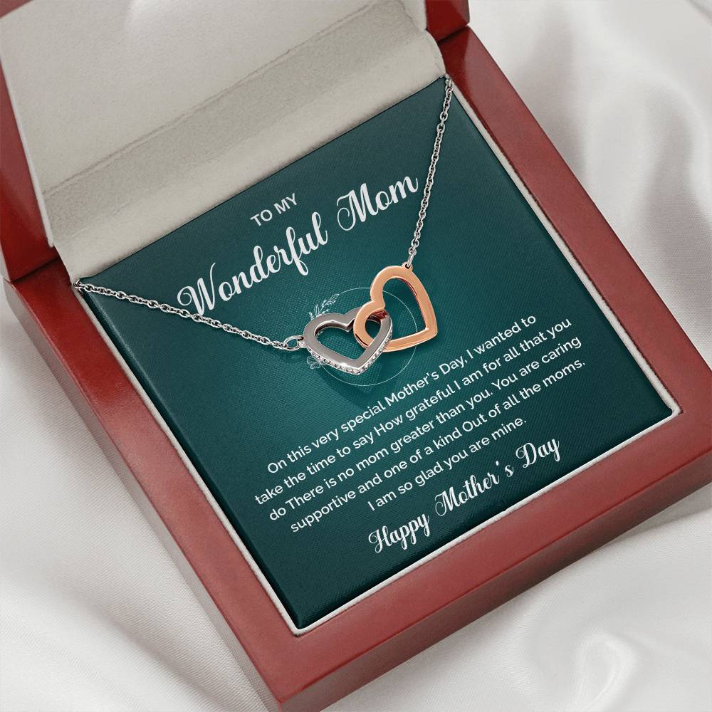 To My Wonderful Mom One-of-a-kind Mom Necklace Best Mom Ever Necklace Gratitude For Mom Necklace Spiritual Bond With Mom Necklace Heartfelt Message Necklace For Mom Wonderful Mom Necklace Gift Heartfelt Gift For Mom Gift For Mom