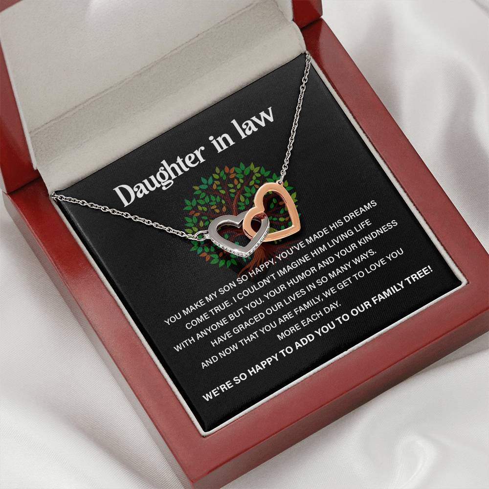 Daughter-in-law  Necklace For Daughter-in-law Loving Gift For Daughter-in-law Necklace For Daughter-in-law’s Happiness Gift For Daughter-in-law From Family Special Necklace For Daughter-in-law Gift For Daughter-in-law’s Marriage