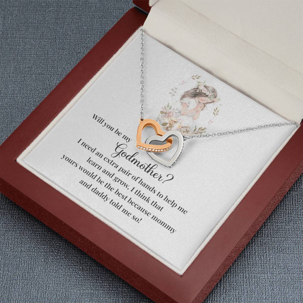 Will you be my Godmother Symbol Of Hope Jewelry Inspirational Bond Necklace Shine Bright Necklace Courageous Spirit Jewelry Embrace Your Potential Necklace Goddaughter's Journey Pendant Guidance And Love Necklace Dream Chaser Jewelry