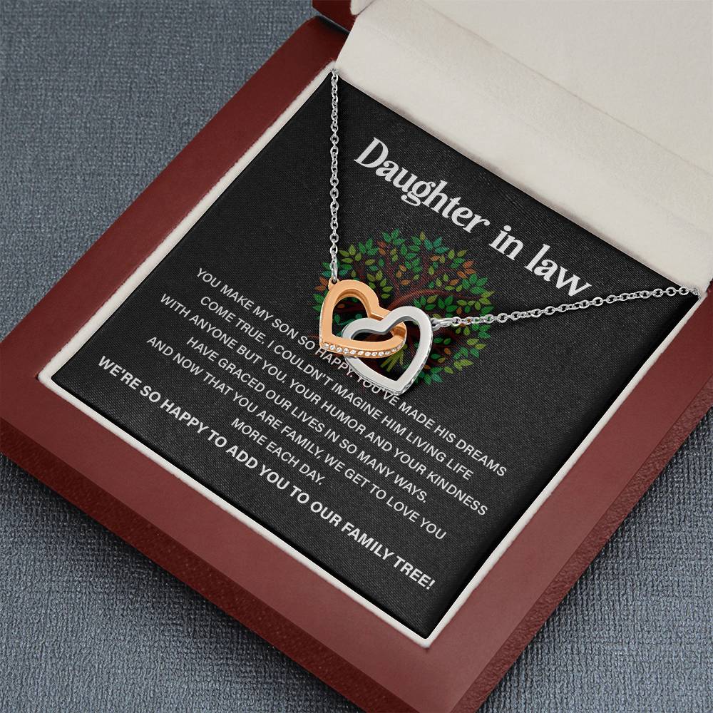 Daughter-in-law  Necklace For Daughter-in-law Loving Gift For Daughter-in-law Necklace For Daughter-in-law’s Happiness Gift For Daughter-in-law From Family Special Necklace For Daughter-in-law Gift For Daughter-in-law’s Marriage