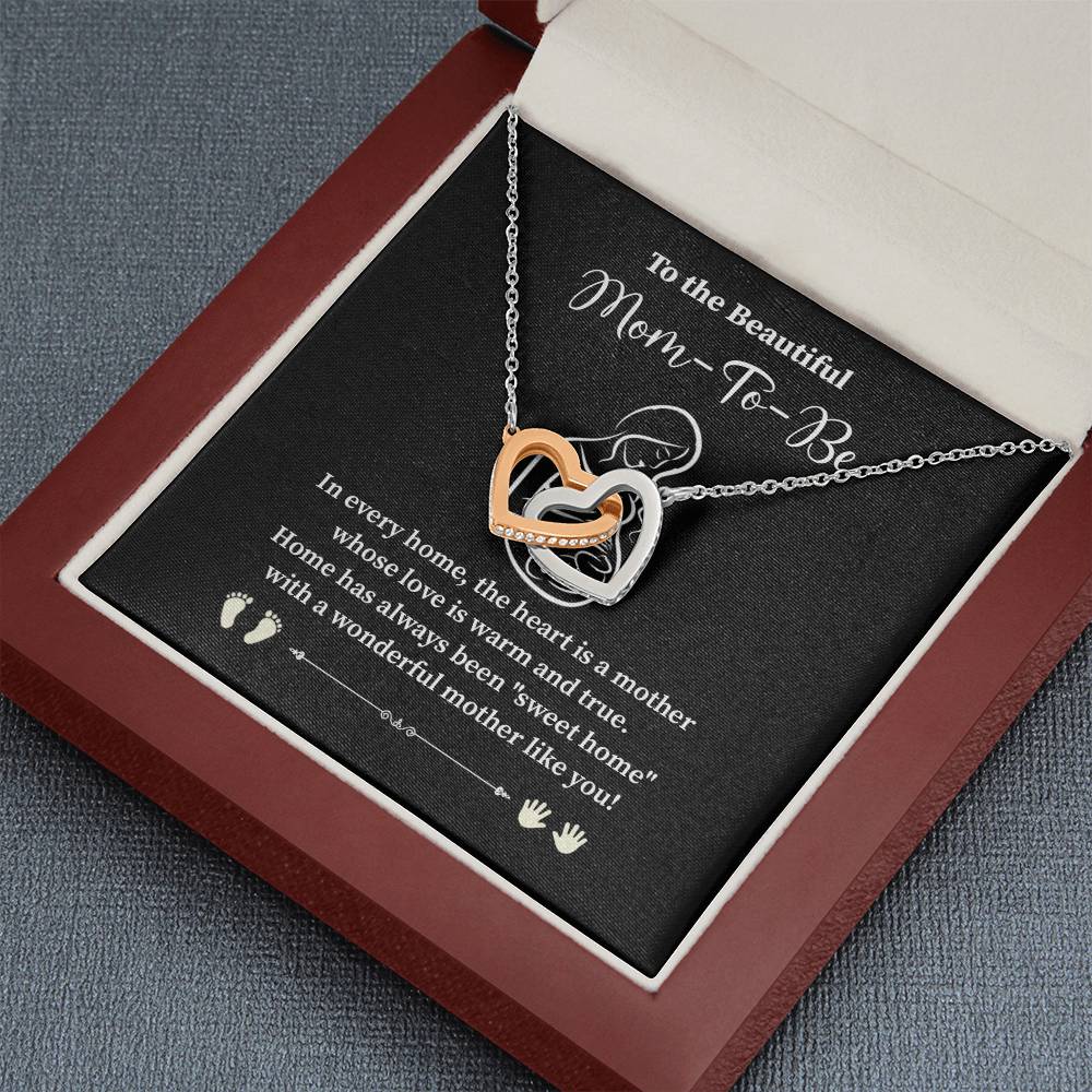 To The Beautiful Mom-to-be Heartfelt Necklace For Expecting Mothers Loving Jewelry For A New Mom Sweet Pendant Sentimental Gift For Mom-to-be Loving Pendant Appreciation Necklace Sentimental Pendant For Motherhood Sweet Pendant For A Growing Family