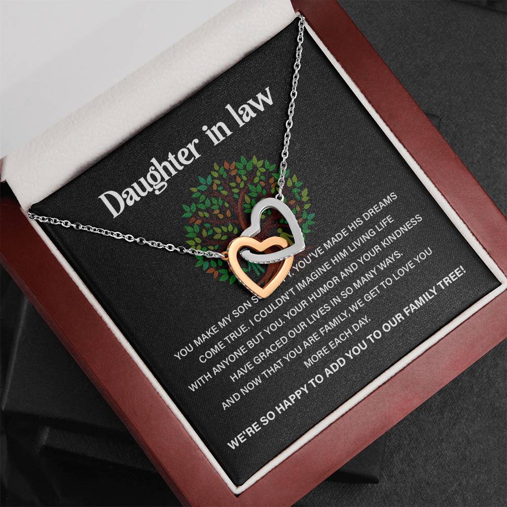 Daughter-in-law  Necklace For Daughter-in-law Loving Gift For Daughter-in-law Necklace For Daughter-in-law’s Happiness Gift For Daughter-in-law From Family Special Necklace For Daughter-in-law Gift For Daughter-in-law’s Marriage