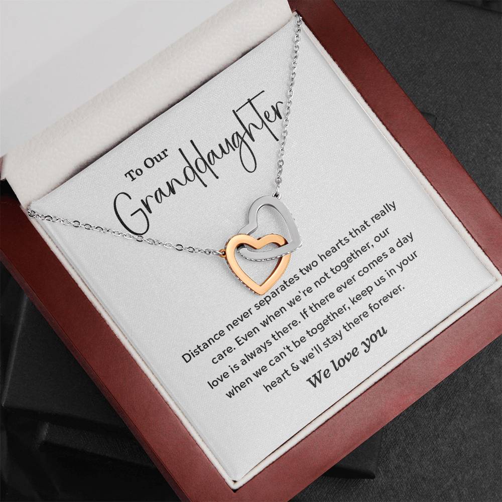 To Our Granddaughter Love You Forever Necklace Necklace For Special Granddaughter Lifelong Bond Necklace Jewelry Gift For Beloved Granddaughter Emotional Connection Necklace Unique Gift For Granddaughter Sentimental Keepsake For Granddaughter