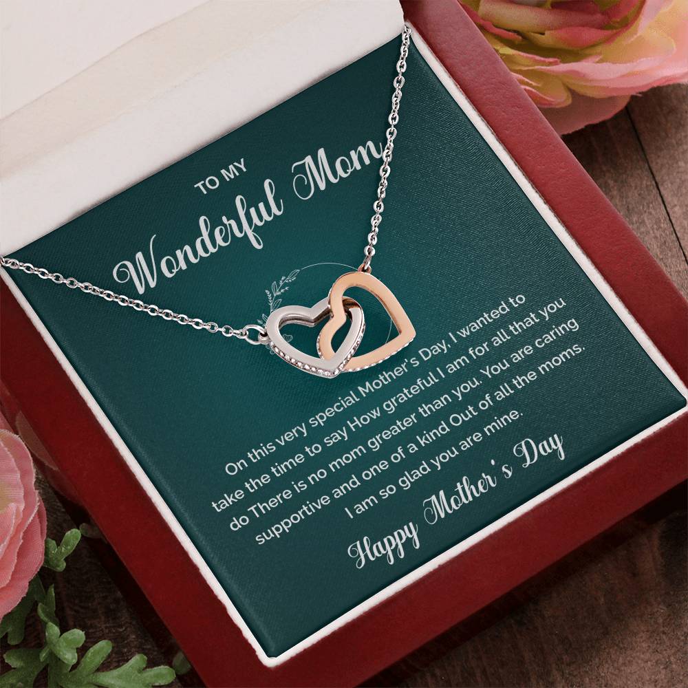 To My Wonderful Mom One-of-a-kind Mom Necklace Best Mom Ever Necklace Gratitude For Mom Necklace Spiritual Bond With Mom Necklace Heartfelt Message Necklace For Mom Wonderful Mom Necklace Gift Heartfelt Gift For Mom Gift For Mom