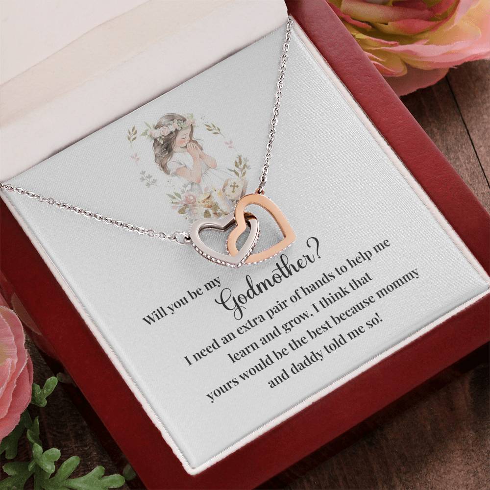 Will you be my Godmother Symbol Of Hope Jewelry Inspirational Bond Necklace Shine Bright Necklace Courageous Spirit Jewelry Embrace Your Potential Necklace Goddaughter's Journey Pendant Guidance And Love Necklace Dream Chaser Jewelry