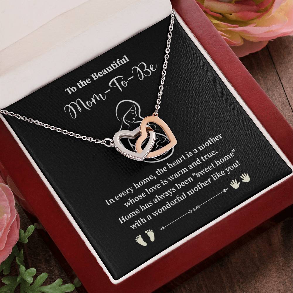 To The Beautiful Mom-to-be Heartfelt Necklace For Expecting Mothers Loving Jewelry For A New Mom Sweet Pendant Sentimental Gift For Mom-to-be Loving Pendant Appreciation Necklace Sentimental Pendant For Motherhood Sweet Pendant For A Growing Family