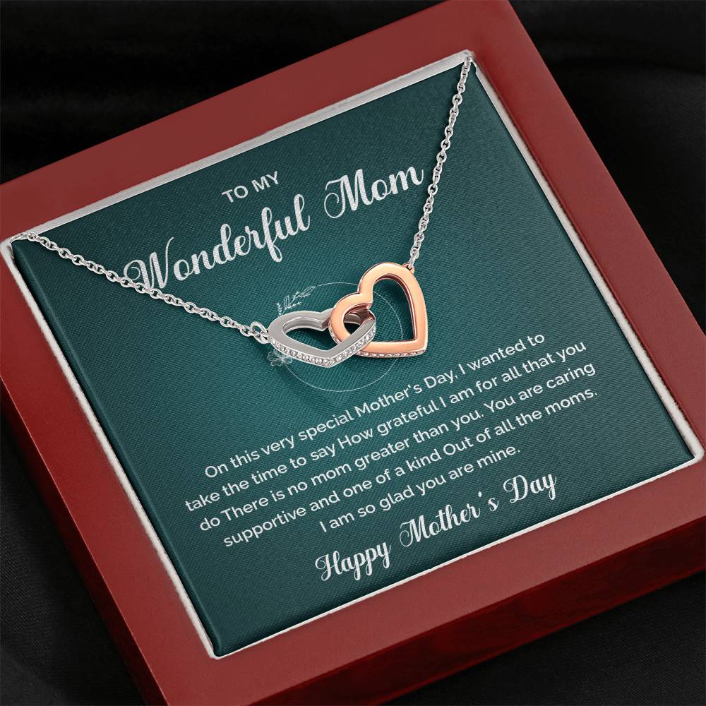 To My Wonderful Mom One-of-a-kind Mom Necklace Best Mom Ever Necklace Gratitude For Mom Necklace Spiritual Bond With Mom Necklace Heartfelt Message Necklace For Mom Wonderful Mom Necklace Gift Heartfelt Gift For Mom Gift For Mom