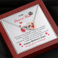 Dearest Mom Necklace Gift – Mother’s Day Message Card
