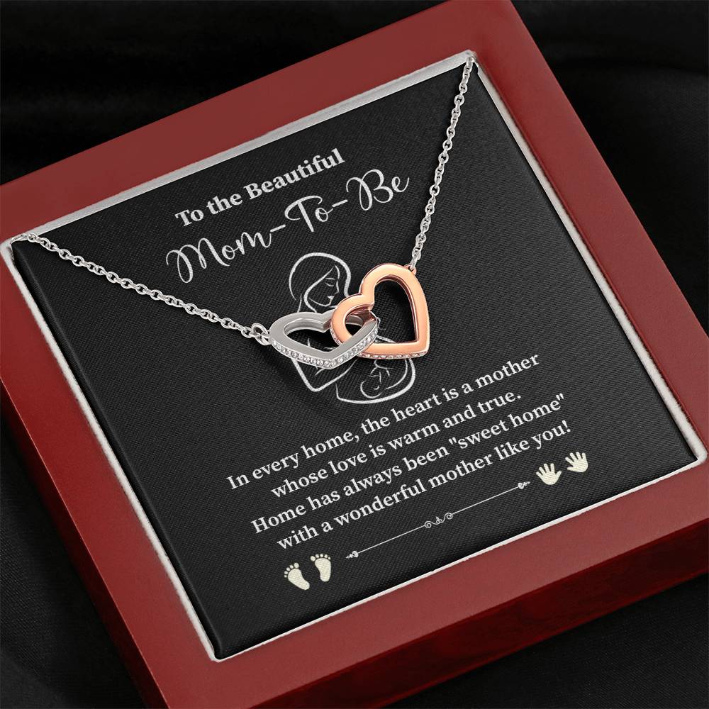 To The Beautiful Mom-to-be Heartfelt Necklace For Expecting Mothers Loving Jewelry For A New Mom Sweet Pendant Sentimental Gift For Mom-to-be Loving Pendant Appreciation Necklace Sentimental Pendant For Motherhood Sweet Pendant For A Growing Family