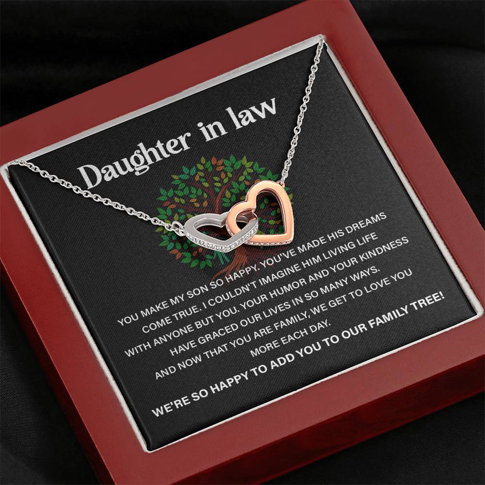 Daughter-in-law  Necklace For Daughter-in-law Loving Gift For Daughter-in-law Necklace For Daughter-in-law’s Happiness Gift For Daughter-in-law From Family Special Necklace For Daughter-in-law Gift For Daughter-in-law’s Marriage