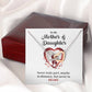 Mother Daughter Necklace Gift – With Message Card