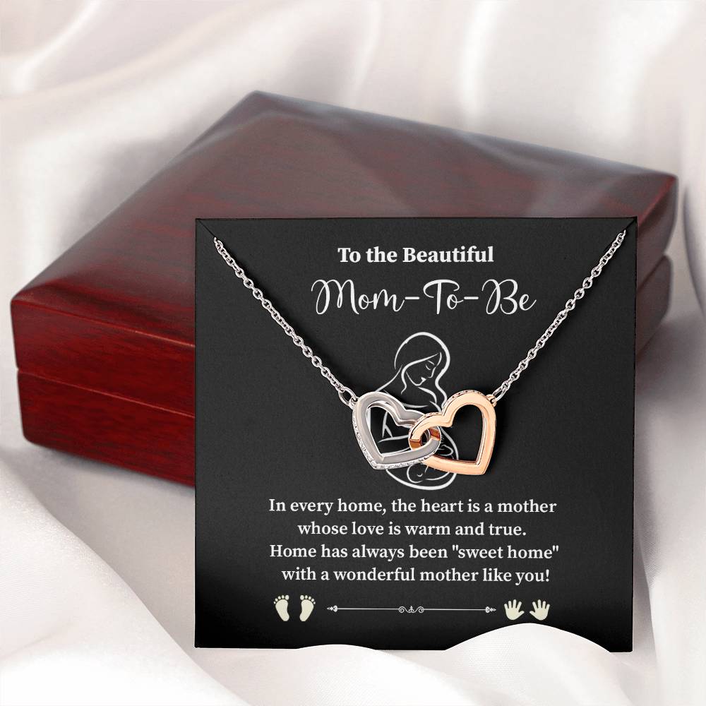 To The Beautiful Mom-to-be Heartfelt Necklace For Expecting Mothers Loving Jewelry For A New Mom Sweet Pendant Sentimental Gift For Mom-to-be Loving Pendant Appreciation Necklace Sentimental Pendant For Motherhood Sweet Pendant For A Growing Family