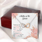 Sentimental Mother of Groom Jewelry With Message Card