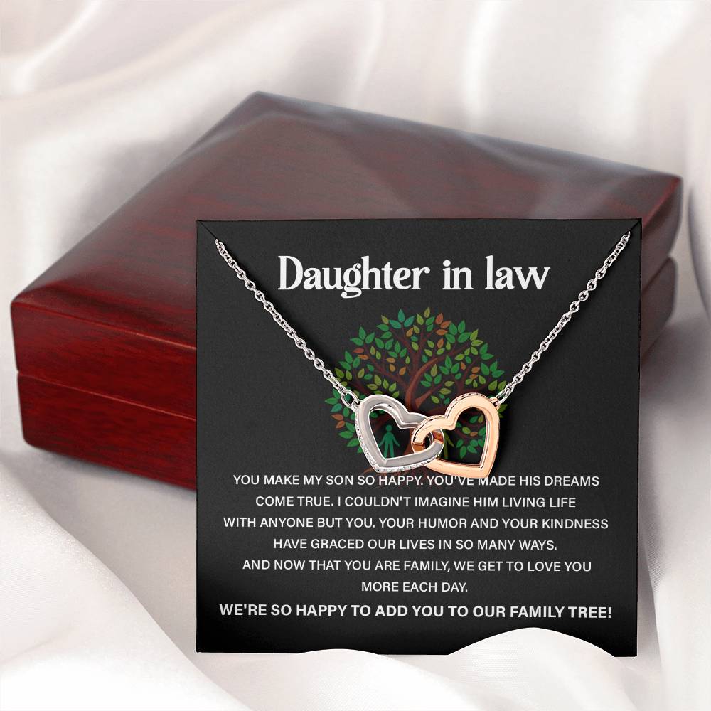 Daughter-in-law  Necklace For Daughter-in-law Loving Gift For Daughter-in-law Necklace For Daughter-in-law’s Happiness Gift For Daughter-in-law From Family Special Necklace For Daughter-in-law Gift For Daughter-in-law’s Marriage