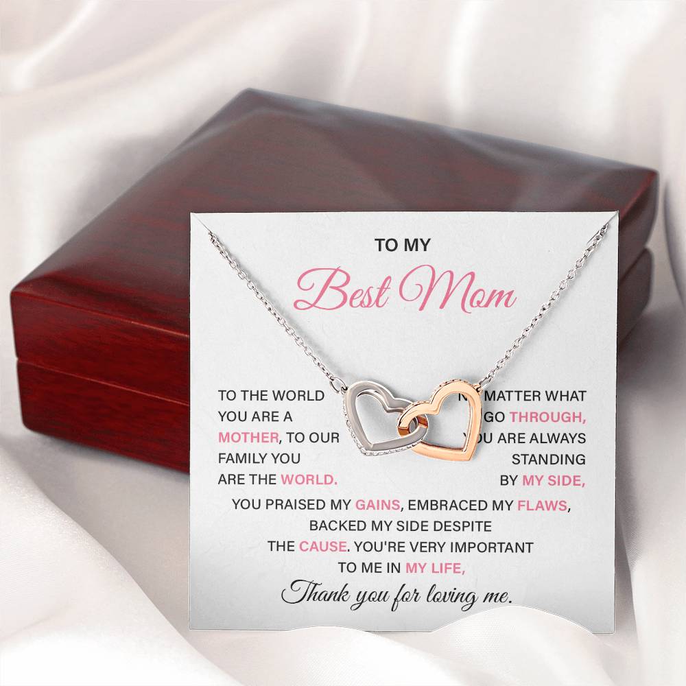 Best Necklace for Mom From Child With Heartfelt Message