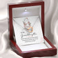 Granddaughter Necklace Gift – Heartfelt Message Card Inside