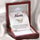Mom Necklace Gift for Mother – With Message Card