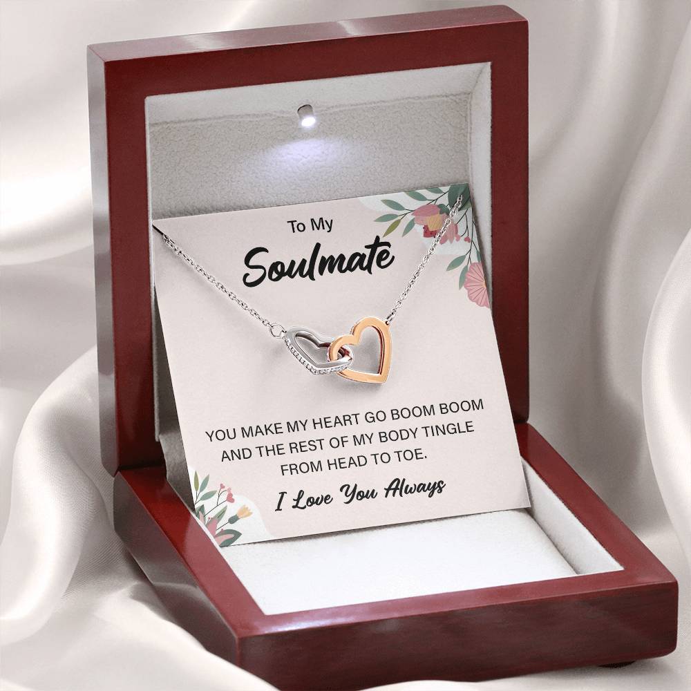Romantic Soulmate Gift for Girlfriend – Message Card