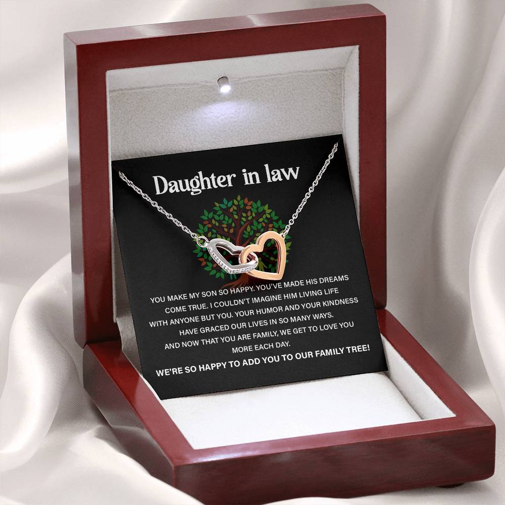 Daughter-in-law  Necklace For Daughter-in-law Loving Gift For Daughter-in-law Necklace For Daughter-in-law’s Happiness Gift For Daughter-in-law From Family Special Necklace For Daughter-in-law Gift For Daughter-in-law’s Marriage