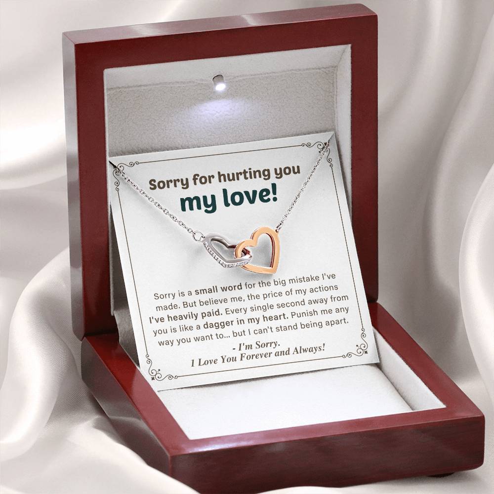 Apology Gift Sorry For Hunting You My Love I Love you Forever