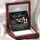Daughter Gift from Dad – Love & Strength Necklace Message