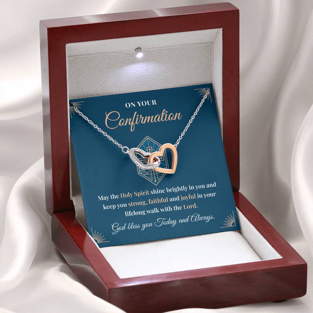Confirmation Necklace Gift for Girl – Message Card