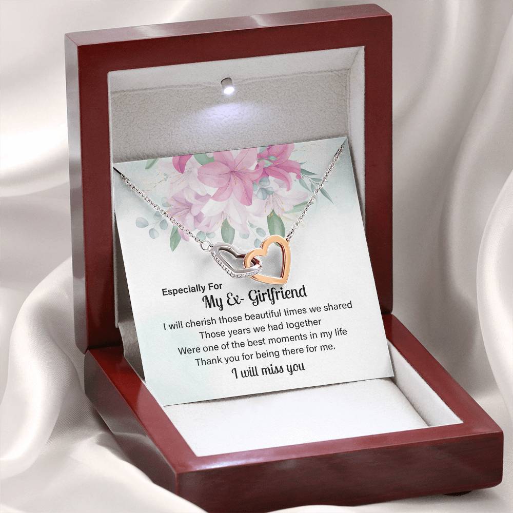 Ex-Girlfriend Gift – Heart Necklace with Message Card