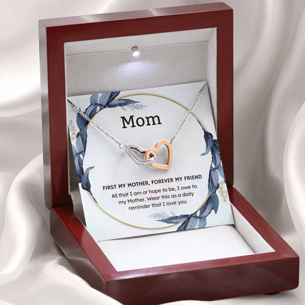 Necklace Gift for Mom – Message Card and Gift Box