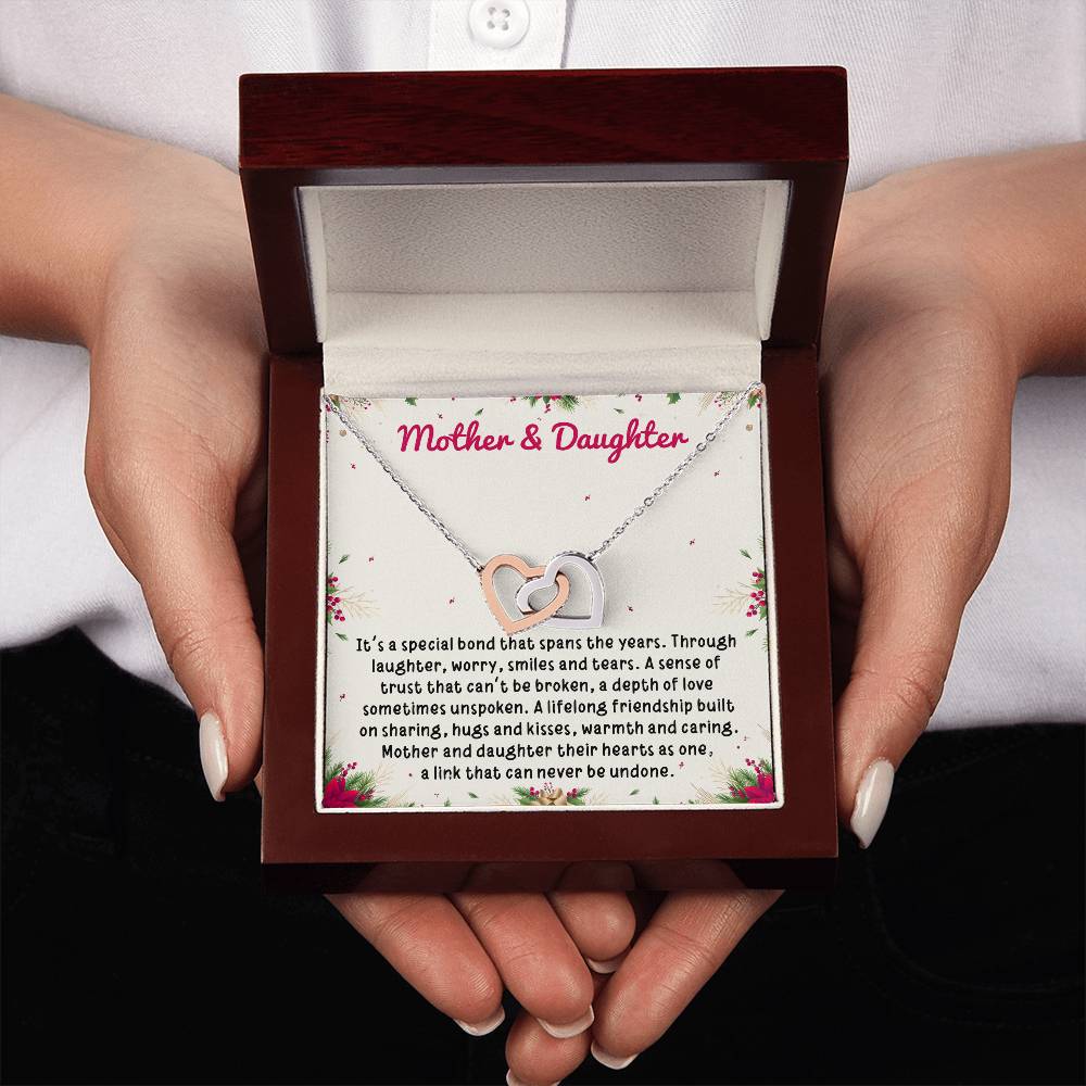 Mother And Daughter Its A Special Bond That Spans The Year, Christmas necklace