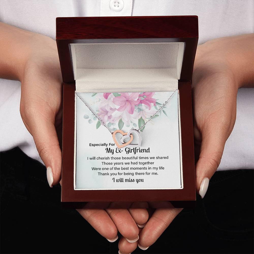 Ex-Girlfriend Gift – Heart Necklace with Message Card