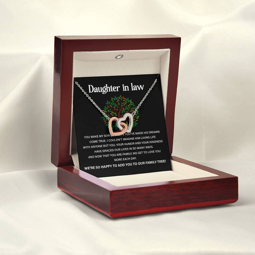 Daughter-in-law  Necklace For Daughter-in-law Loving Gift For Daughter-in-law Necklace For Daughter-in-law’s Happiness Gift For Daughter-in-law From Family Special Necklace For Daughter-in-law Gift For Daughter-in-law’s Marriage