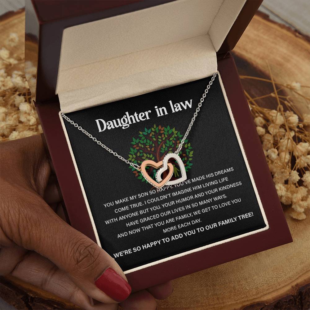 Daughter-in-law  Necklace For Daughter-in-law Loving Gift For Daughter-in-law Necklace For Daughter-in-law’s Happiness Gift For Daughter-in-law From Family Special Necklace For Daughter-in-law Gift For Daughter-in-law’s Marriage