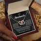 Soulmate Interlocking Hearts Necklace – Gift Box