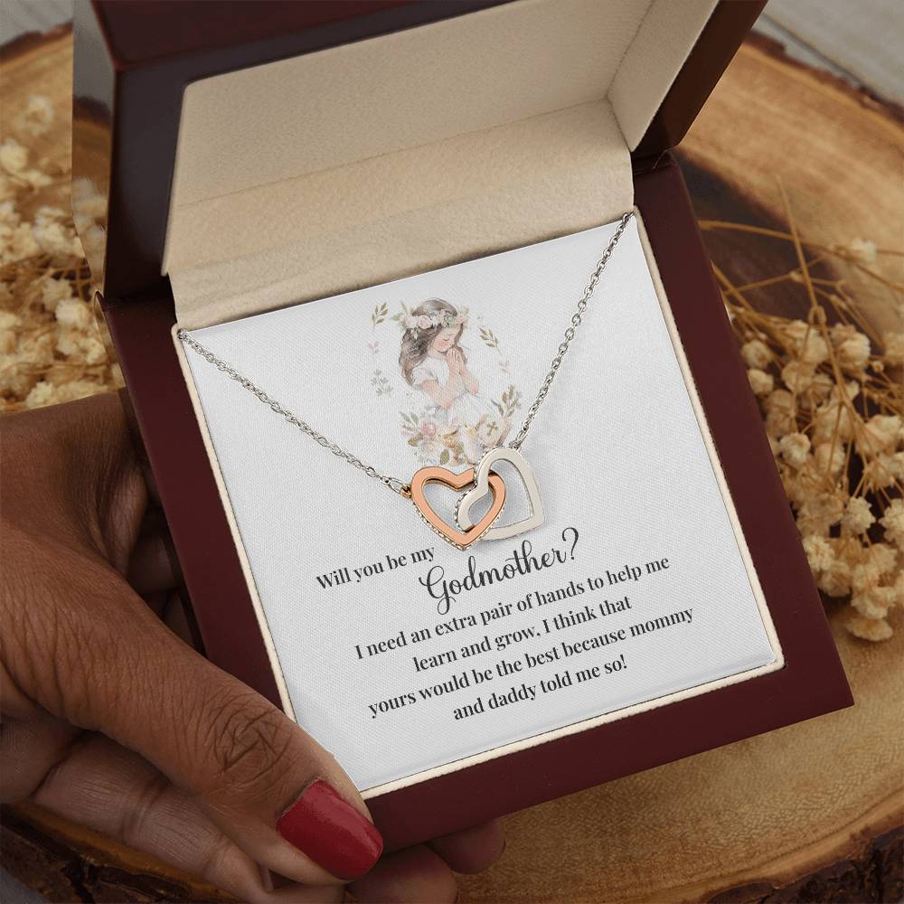 Will you be my Godmother Symbol Of Hope Jewelry Inspirational Bond Necklace Shine Bright Necklace Courageous Spirit Jewelry Embrace Your Potential Necklace Goddaughter's Journey Pendant Guidance And Love Necklace Dream Chaser Jewelry