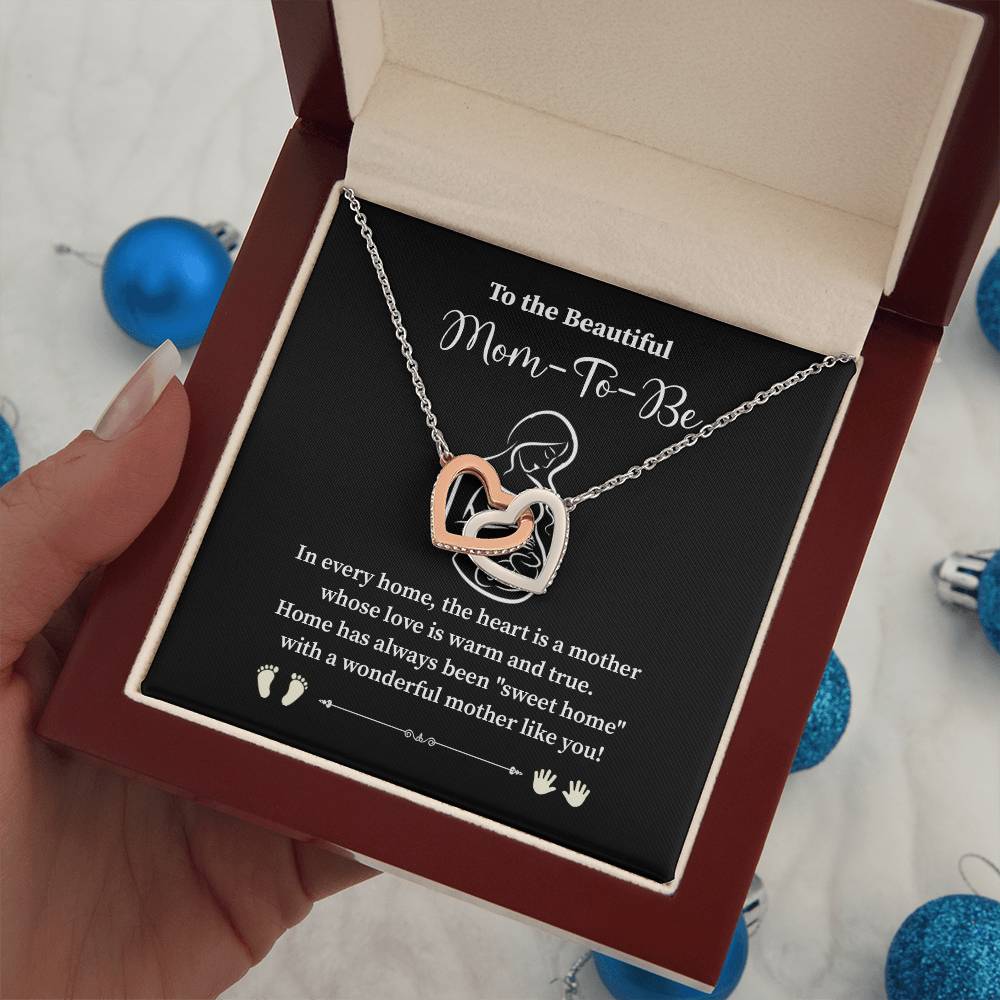 To The Beautiful Mom-to-be Heartfelt Necklace For Expecting Mothers Loving Jewelry For A New Mom Sweet Pendant Sentimental Gift For Mom-to-be Loving Pendant Appreciation Necklace Sentimental Pendant For Motherhood Sweet Pendant For A Growing Family