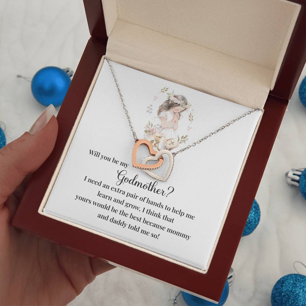 Will you be my Godmother Symbol Of Hope Jewelry Inspirational Bond Necklace Shine Bright Necklace Courageous Spirit Jewelry Embrace Your Potential Necklace Goddaughter's Journey Pendant Guidance And Love Necklace Dream Chaser Jewelry