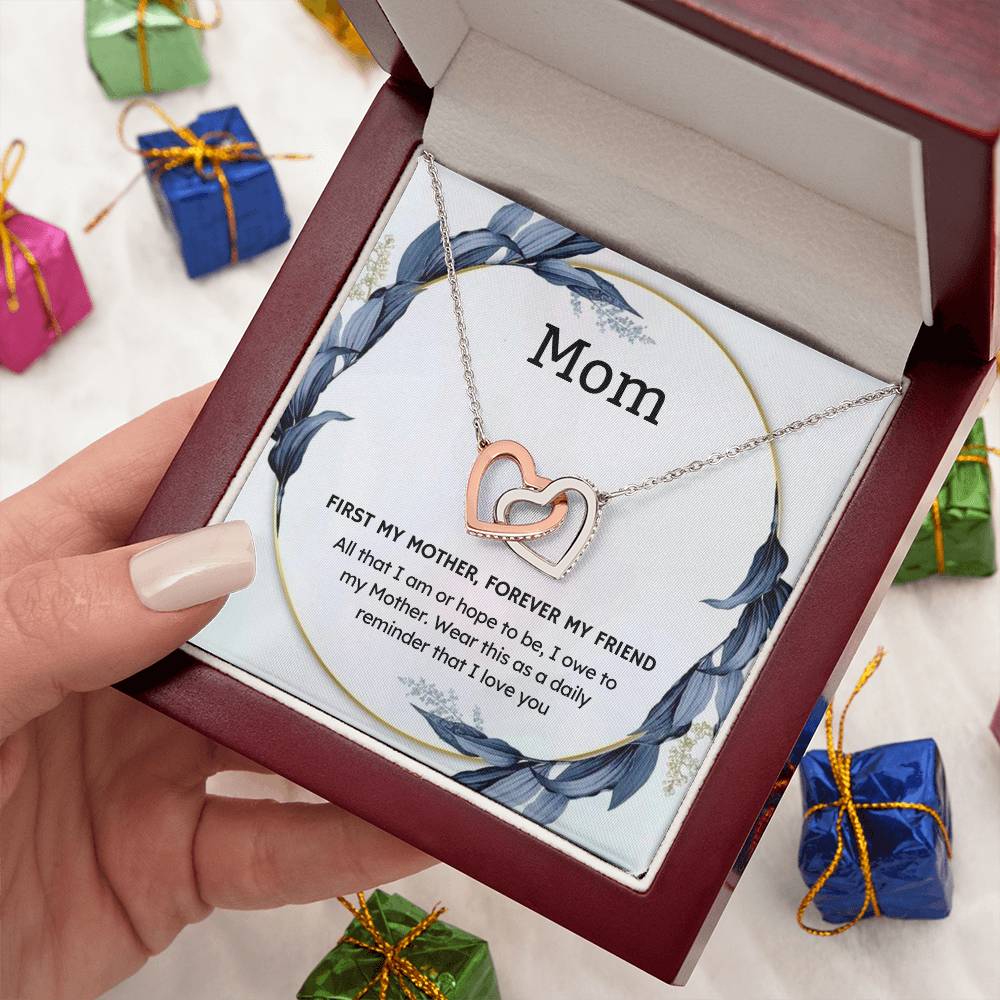 Necklace Gift for Mom – Message Card and Gift Box