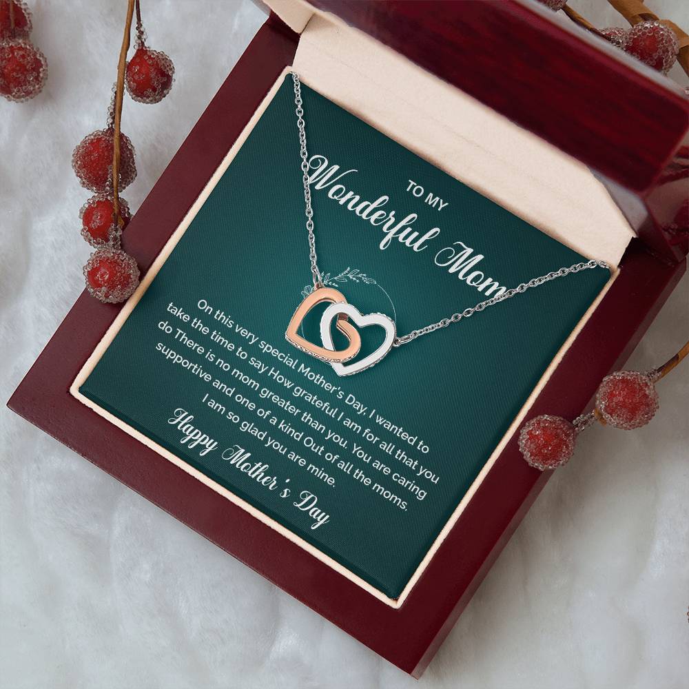 To My Wonderful Mom One-of-a-kind Mom Necklace Best Mom Ever Necklace Gratitude For Mom Necklace Spiritual Bond With Mom Necklace Heartfelt Message Necklace For Mom Wonderful Mom Necklace Gift Heartfelt Gift For Mom Gift For Mom