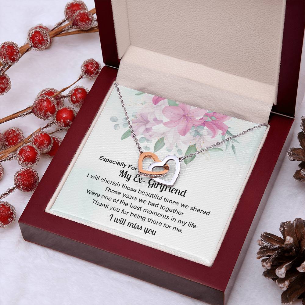 Ex-Girlfriend Gift – Heart Necklace with Message Card