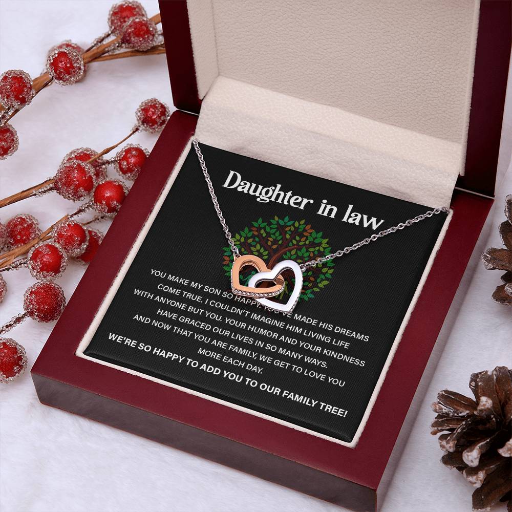 Daughter-in-law  Necklace For Daughter-in-law Loving Gift For Daughter-in-law Necklace For Daughter-in-law’s Happiness Gift For Daughter-in-law From Family Special Necklace For Daughter-in-law Gift For Daughter-in-law’s Marriage