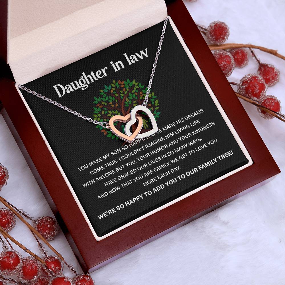 Daughter-in-law  Necklace For Daughter-in-law Loving Gift For Daughter-in-law Necklace For Daughter-in-law’s Happiness Gift For Daughter-in-law From Family Special Necklace For Daughter-in-law Gift For Daughter-in-law’s Marriage