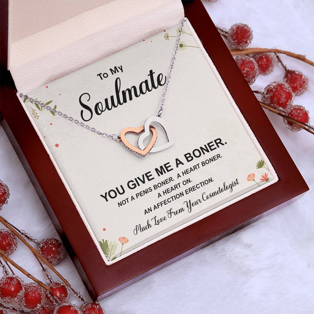Funny Soulmate Necklace from Cosmetologist Gift