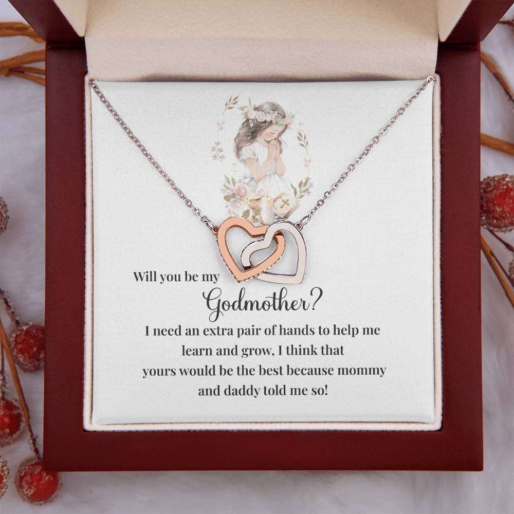 Will you be my Godmother Symbol Of Hope Jewelry Inspirational Bond Necklace Shine Bright Necklace Courageous Spirit Jewelry Embrace Your Potential Necklace Goddaughter's Journey Pendant Guidance And Love Necklace Dream Chaser Jewelry