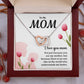 Mother Daughter Necklace Gift with Message Card Inside