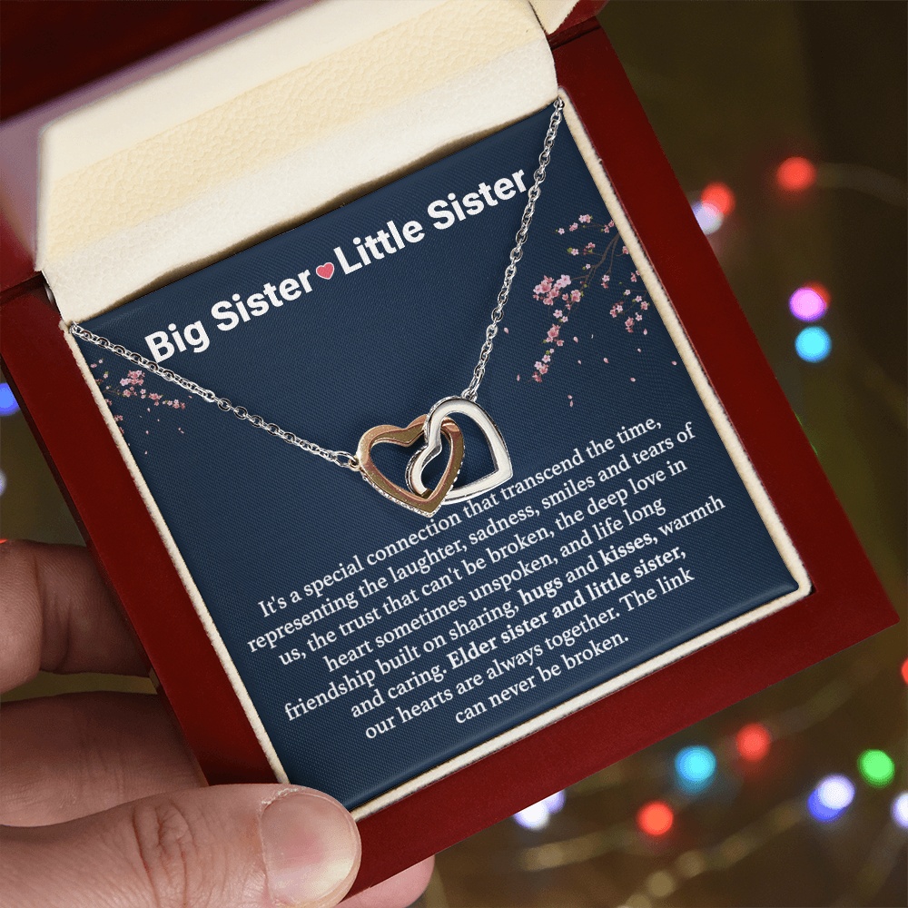 Big Sister Little Sister Necklace Gift Sister Bond Jewelry