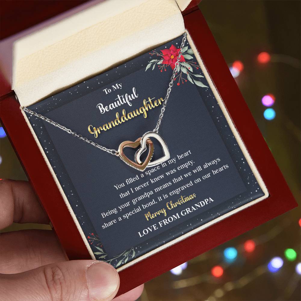 Holiday Gift for Granddaughter from Grandpa – Heart Necklace