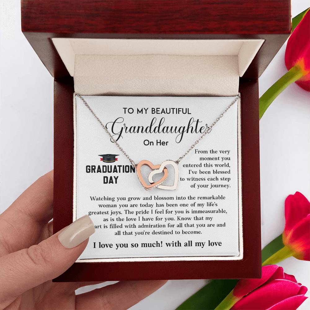 Graduation Day Necklace Gift for Granddaughter